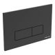 Armitage Shanks S0857A6 Oleas P2 Pnuematic Dual F/P Blk S0857A6
