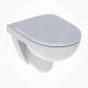 GEBERIT SELNOVA WHITE SOFT CLOSE QUICK RELEASE TOILET SEAT AND COVER WITH FITTINGS 501.752.00.1