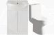 Bradgate 650mm Vanity & C/C Toilet Pack MTSP2562