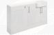 Albama 1542mm Basin, WC & 1 Door Unit Pack - White Gloss