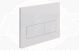 FLUSHPLATE RECTANGLE PUSH BUTTON WHITE