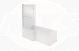 700 L SHAPE/P SHAPE END PANEL - WHITE