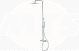 ZurichTHERMO SQR SHWR&FIXED HEAD/RISER-CH