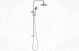ROUND SHOWER KIT W/OVERHEAD & HANDSET