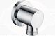 CHROME WALL OUTLET ELBOW - ROUND