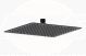 SQUARE 250MM SHOWER HEAD BLACK