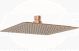 SQUARE 200MM SHOWER HEAD BRUSHED BRONZE