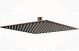 SQUARE 250MM SHOWER HEAD BRUSHED BRONZE