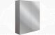 Krakow  600 2 DR MIRROR WALL UNIT-GREY