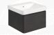 Warsaw  500 WALL UNIT 1DRW & BASIN M/BLACK