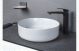 LUXEY 355 ROUND WASHBOWL & WASTE - WHITE