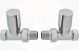 PATTERNED CHROME RAD VALVES-STRAIGHT