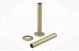18MM RADIATOR PIPE SLEEVES BRUSHED BRASS
