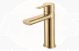 Basin Mixer Oval Brushed Brass