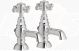 VeniceW BASIN PILLAR TAPS-CHROME