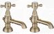 VeniceW BRUSH BRASS BASIN TAPS
