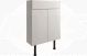 detriot 600 SLIM BASIN UNIT-PEARL GREY