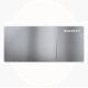 Geberit flush plate for remote flush actuation type 70: brushed, easy-to-clean coated   242.957.FW.1