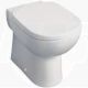 Ideal Standard T3279 Tempo back-to-wall toilet bowl with horizontal outlet Only White