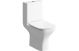 Delly Rimless Comfort Height Close Coupled Open Back WC & Soft Close Seat