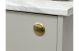 DUAL PUSH BUTTON COVER (ROD) - BRASS