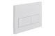 FLUSHPLATE RECTANGLE PUSH BUTTON WHITE