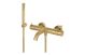 Vivienne W/MOUNTED BATH SM BRUSHED BRASS