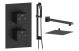  Tucson PK 3 - SHOWER VALVE & KIT BLACK