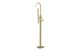 Floor Standing BSM Oval Brushed Brass