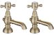 VeniceW BRUSH BRASS BASIN TAPS