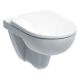 GEBERIT SELNOVA WHITE SOFT CLOSE QUICK RELEASE TOILET SEAT AND COVER WITH FITTINGS 501.752.00.1