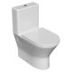 RAK Resort Slim Mini Soft Close White Toilet Seat and cover with fittings UNSEAT012
